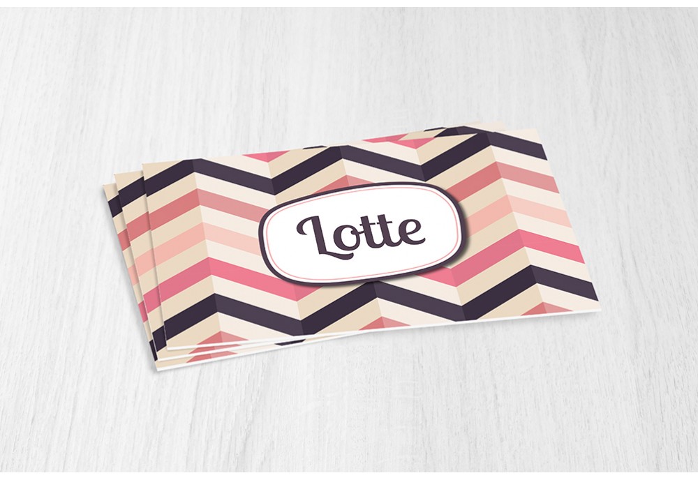 Strakke roze lijnen